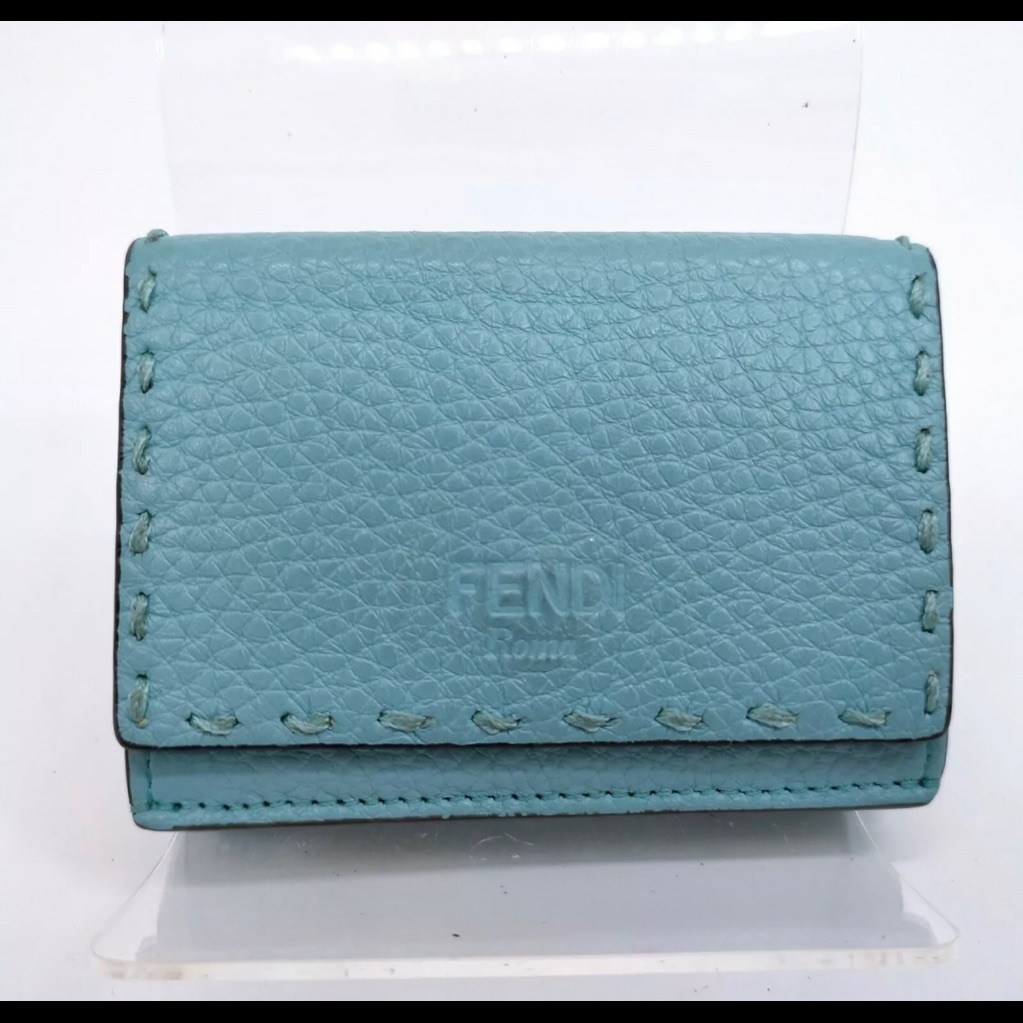 Fendi Blue Mini Wallet